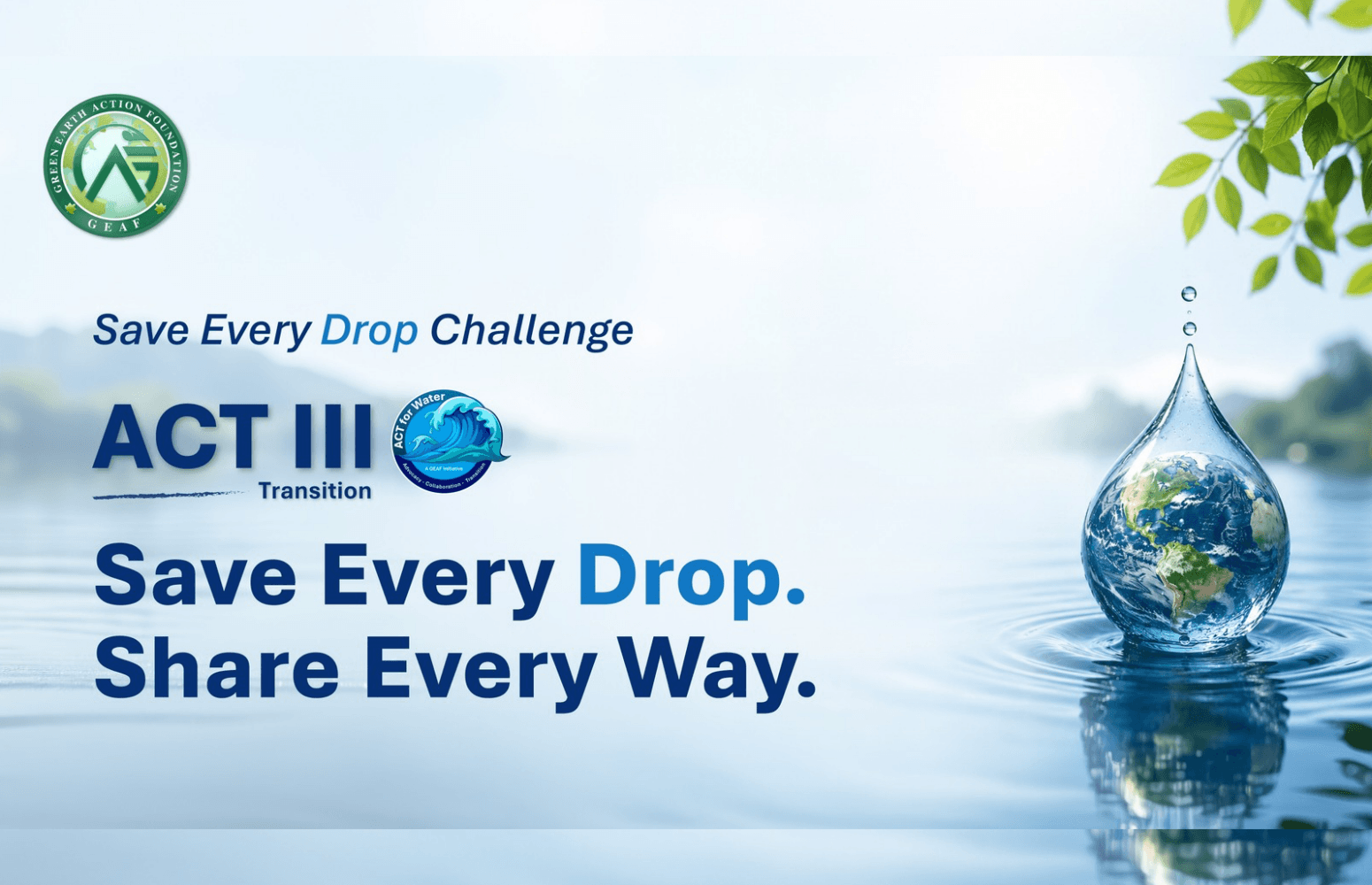 Save Every Drop Challenge: GEAF Ambassador Tapas Kumar Mollick from Banlgadesh, shares insights from coastal communities of Satkhira district, Bangladesh in this Q&A segment